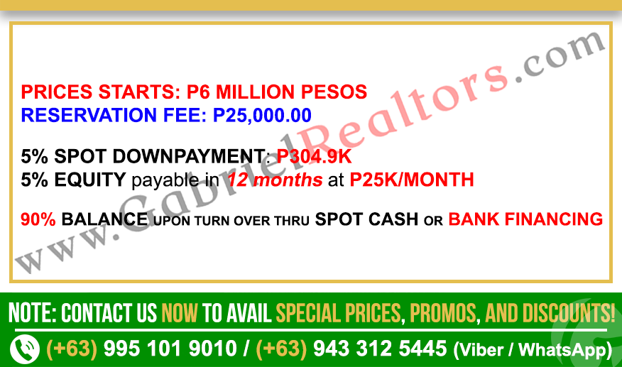 Serenis South Townhouse Sample Computations