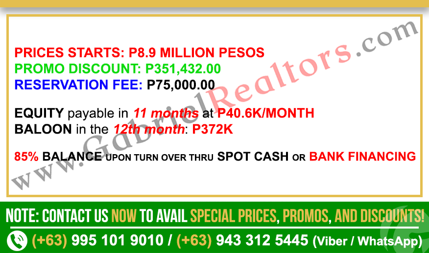 The Suites At Gorordo 1 BEDROOM SUITE RESIDENTIAL Sample Computation