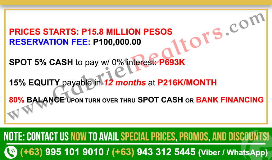 The Suites At Gorordo 1-BR SUITE EXECUTIVE SERVICED SUITE Sample Computation