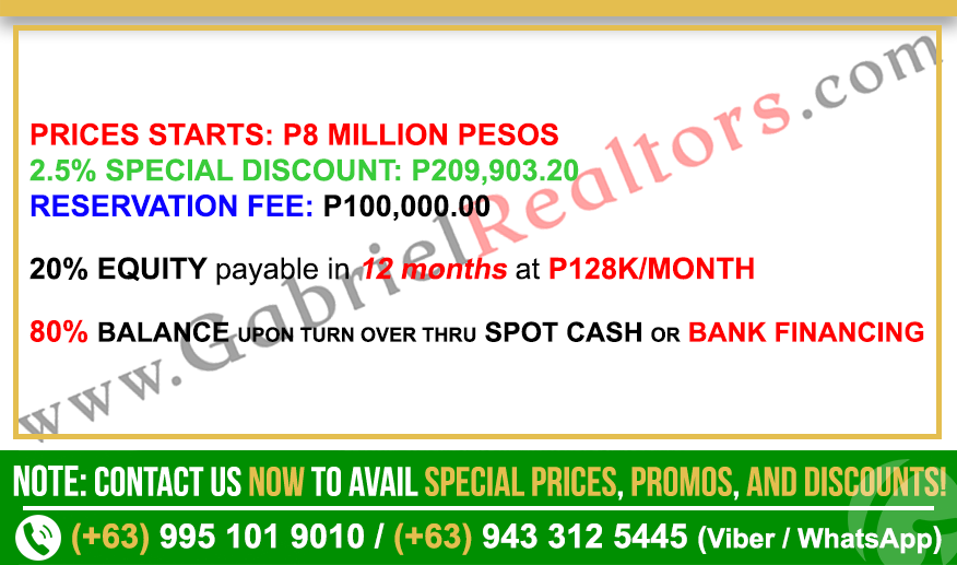 Amisa Private Residences Studio with Balcony Sample Computation