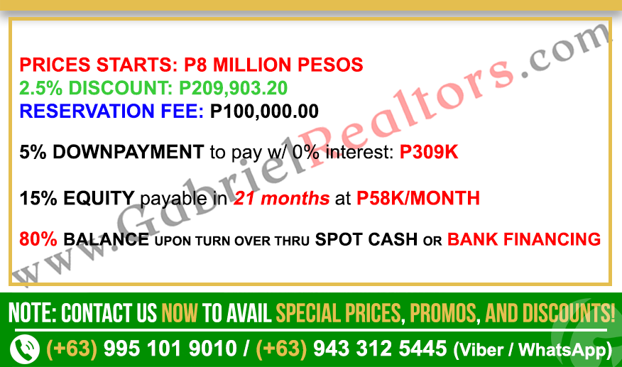 Amisa Private Residences Studio with Balcony Sample Computation