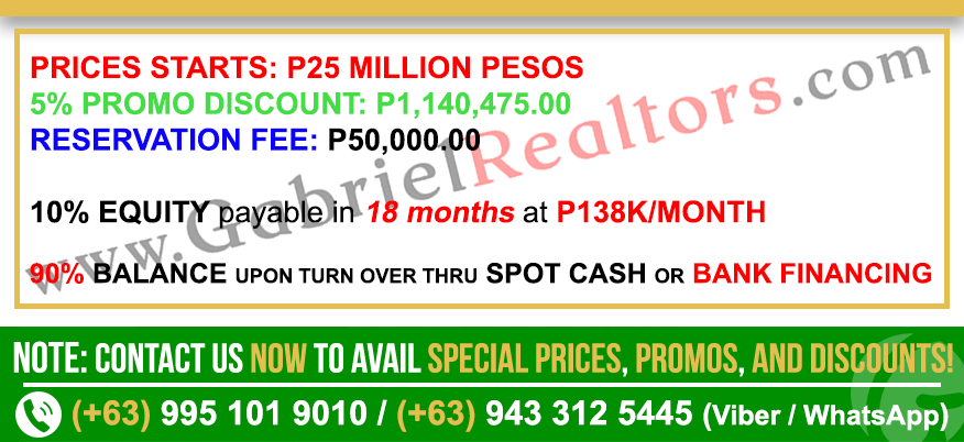 Amalfi Oasis 3 Bedroom Sample Computation