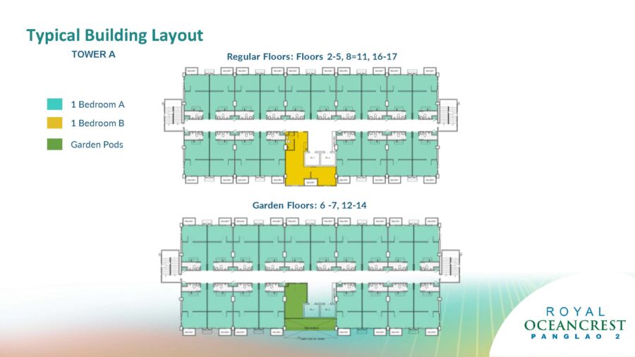 building floor lay out, royal oceancrest panglao 2