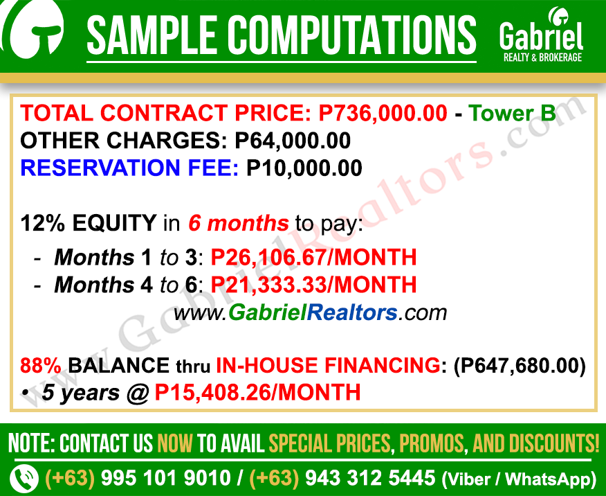 Royal Oceancrest Mactan Parking Sample Computation