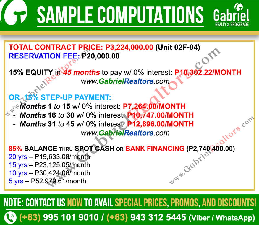BALAI HELENA PANGLAO Studio Sample Computation