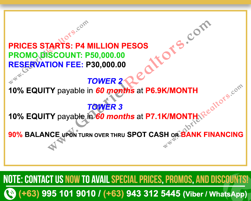 Costa Mira Beachtown Panglao Studio Unit with Balcony Sample Computation