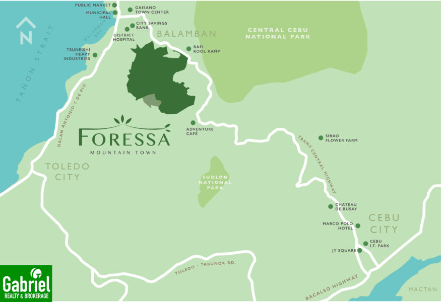 Foressa Vicinity Map