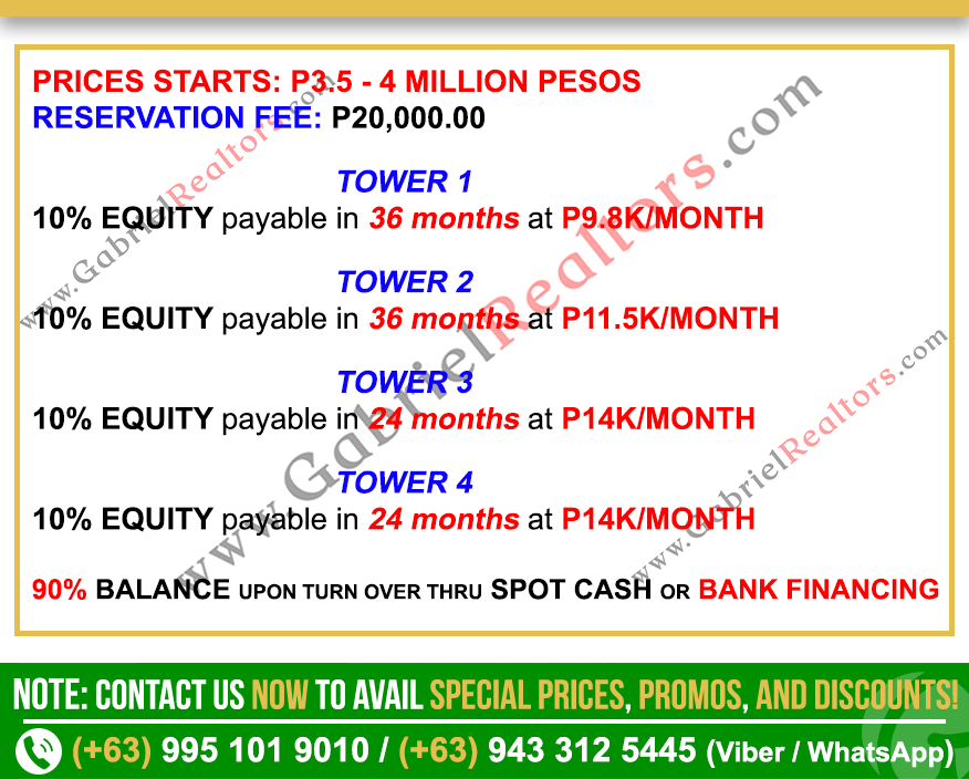 Casa Mira Towers Mandaue Studio Sample Computations