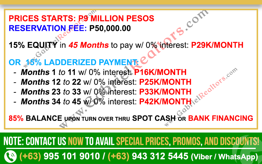 Valencia Mactan 1 Bedroom with Balcony Sample Computation