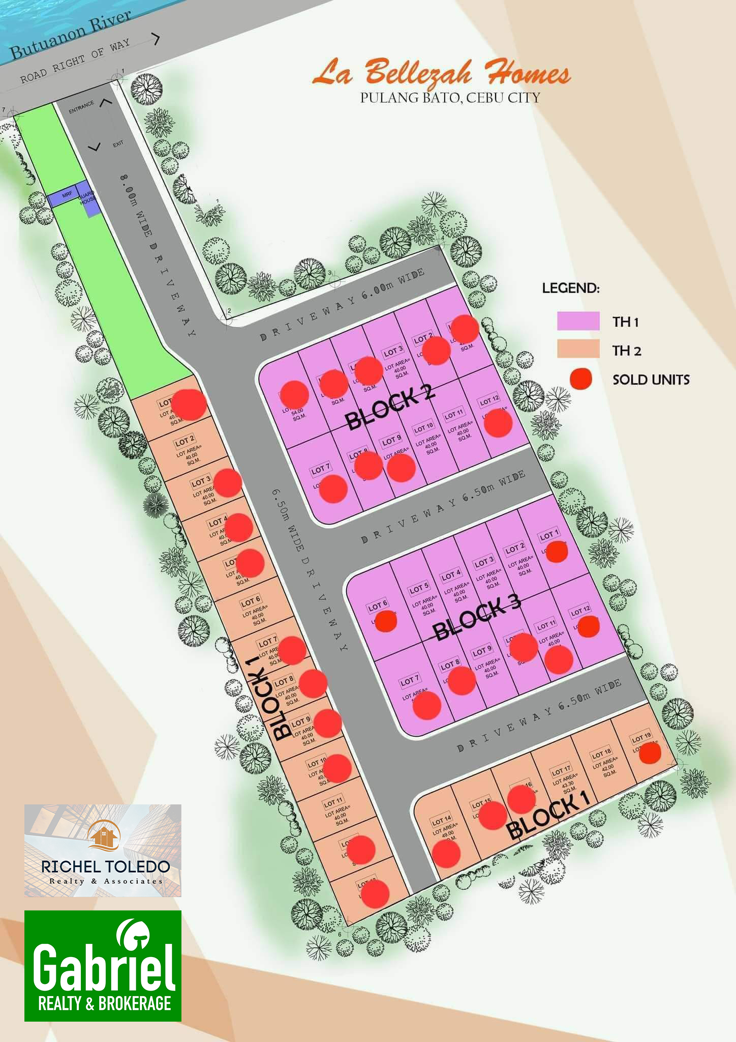 La Bellezah Homes in Talamban Cebu City Map