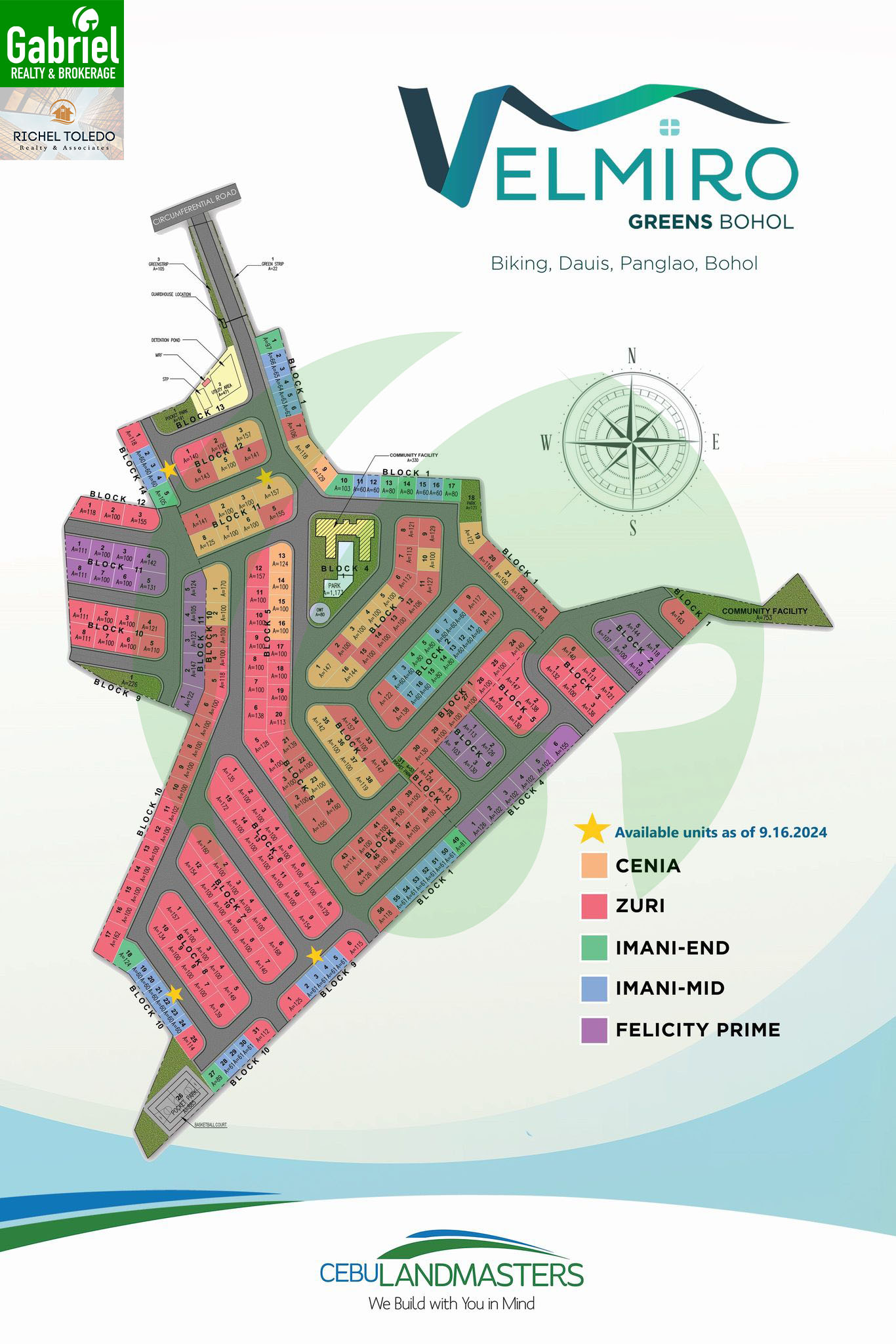 Velmiro Greens Bohol Inventory Map