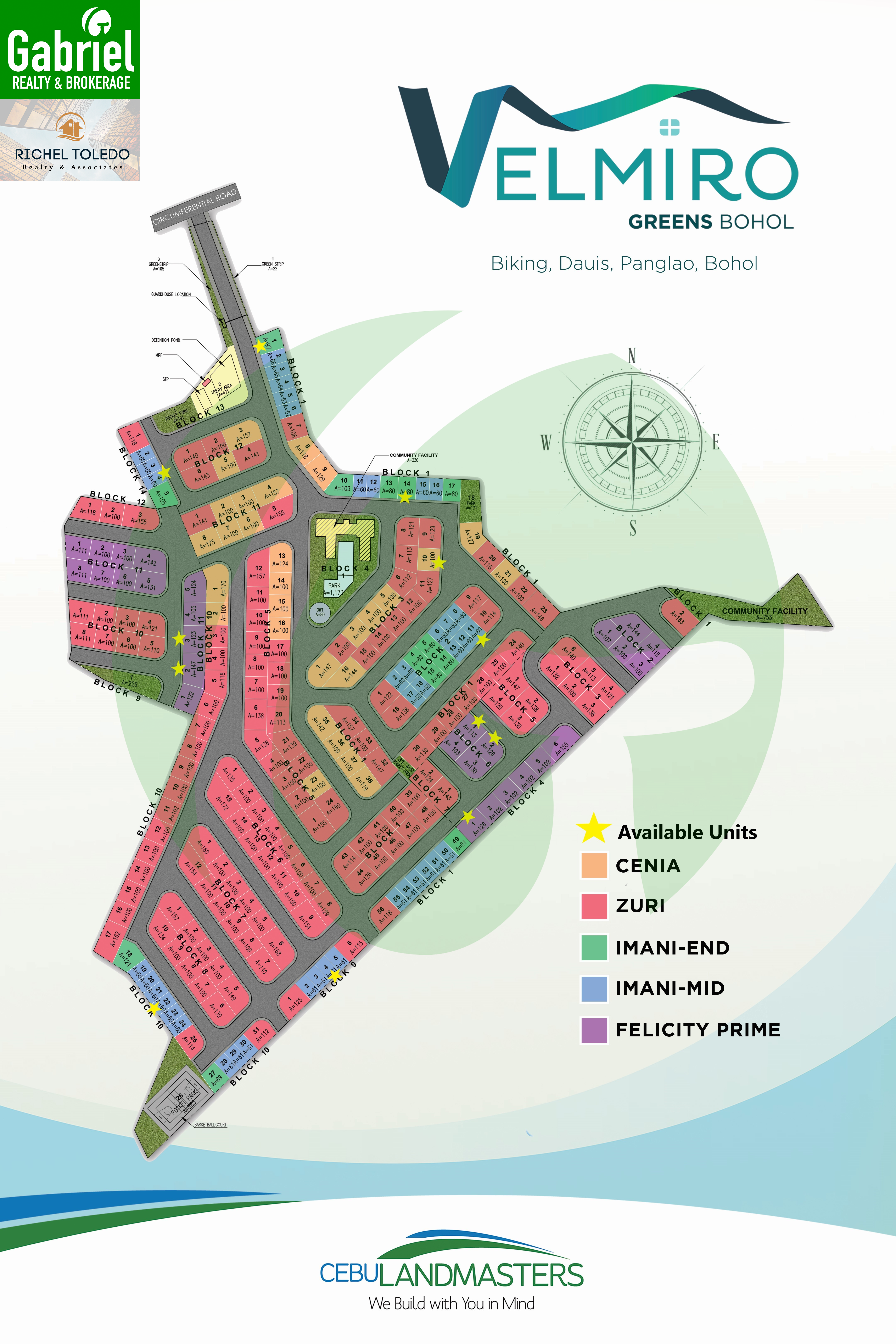 Velmiro Greens Bohol Inventory Map