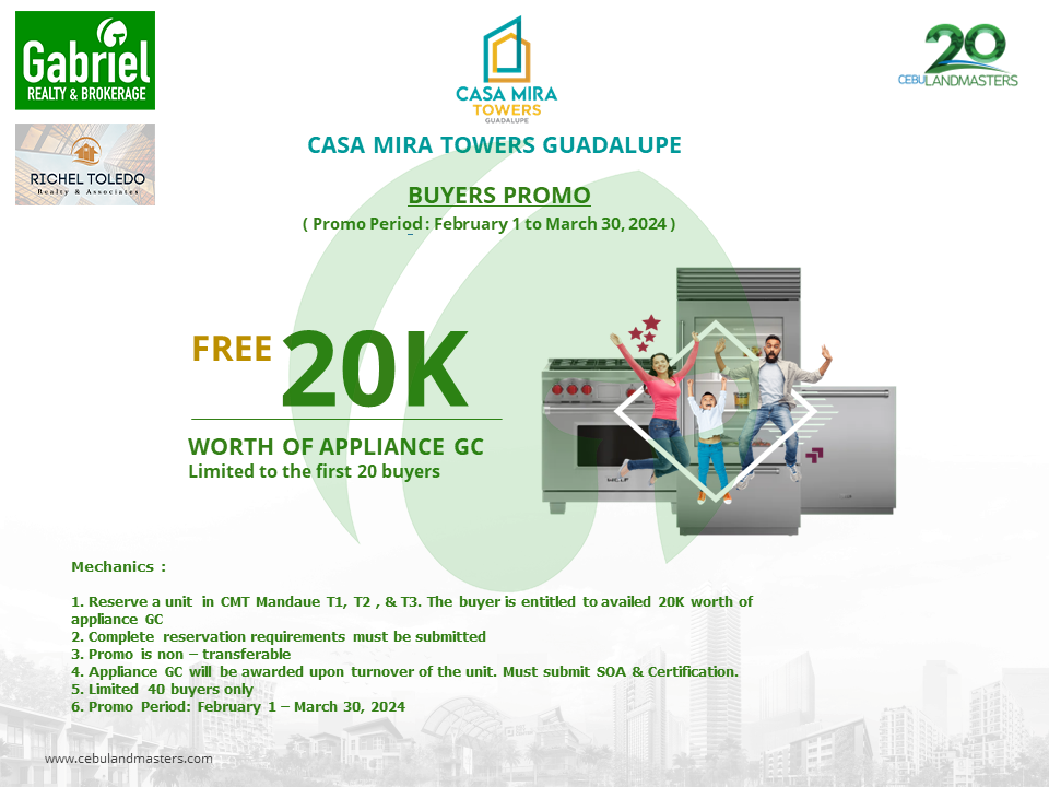 Casa Mira Towers Guadalupe Promo