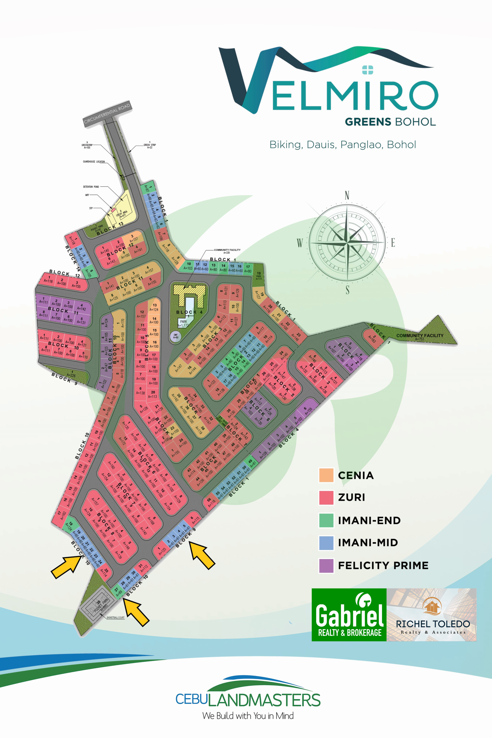 Velmiro Greens Bohol Inventory Map