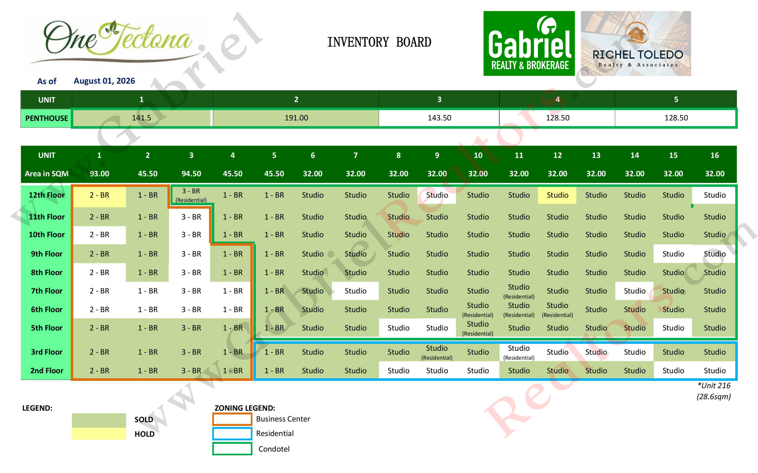 One Tectona Liloan August 2026 Availability