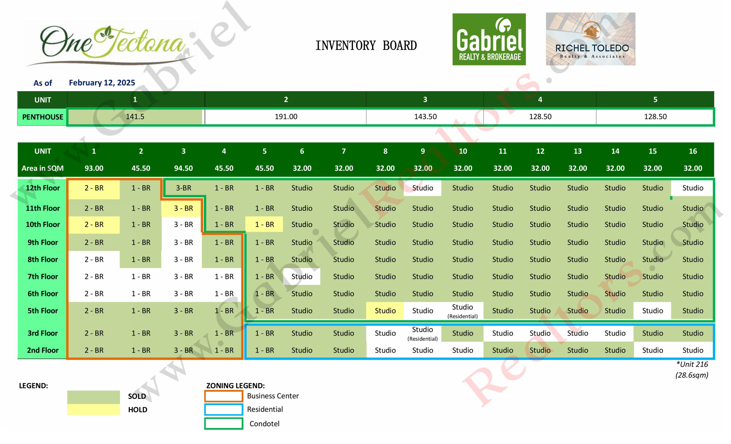 One Tectona Liloan February 2025 Availability