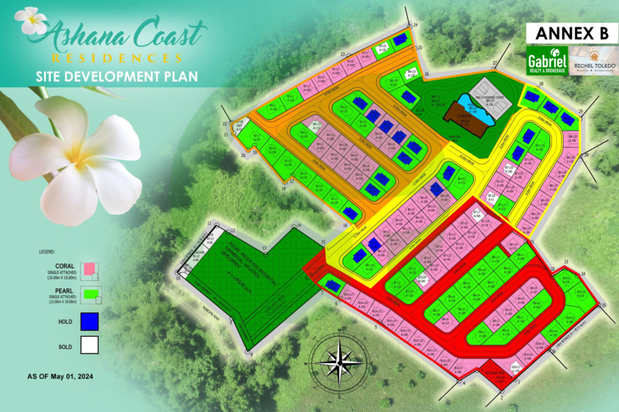 Ashana Coast Residences Site Development Map