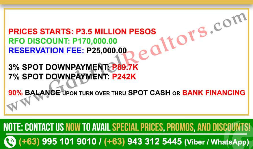 Amaia Steps Mandaue Studio Unit Sample Computation