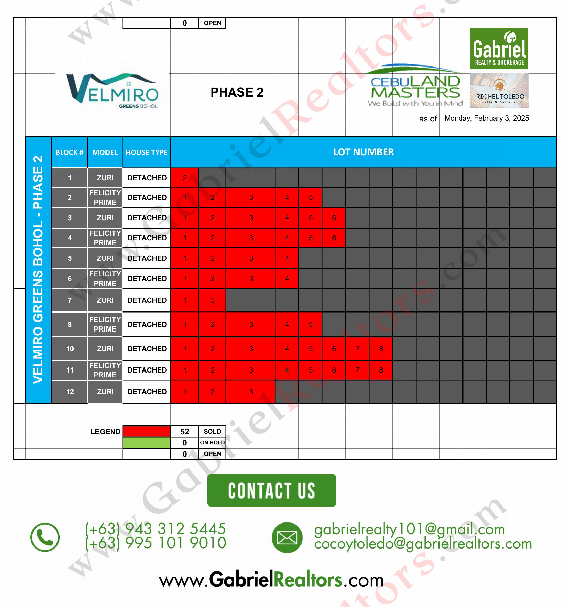 Velmiro Greens Bohol Availability