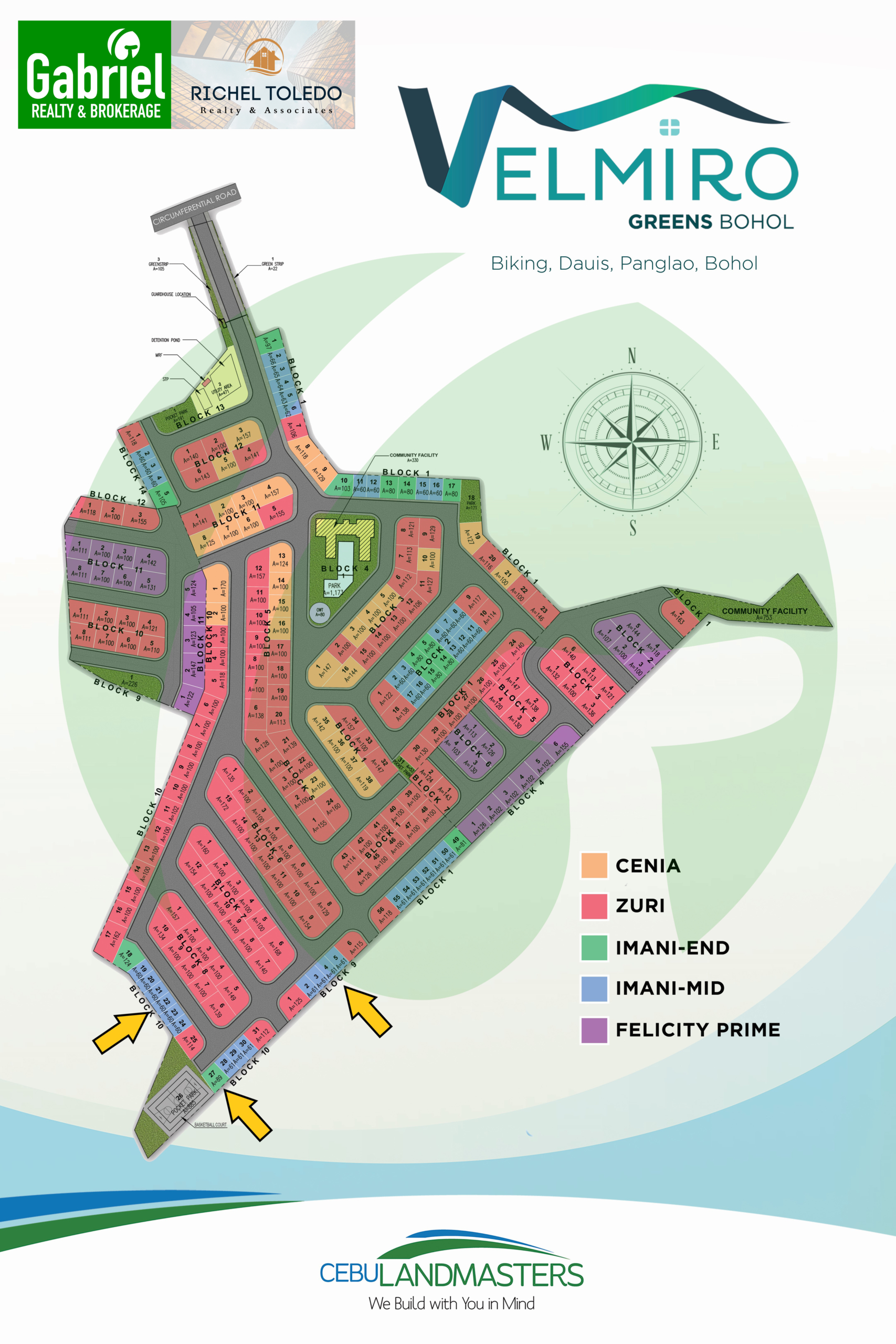 Velmiro Greens Bohol Inventory Map