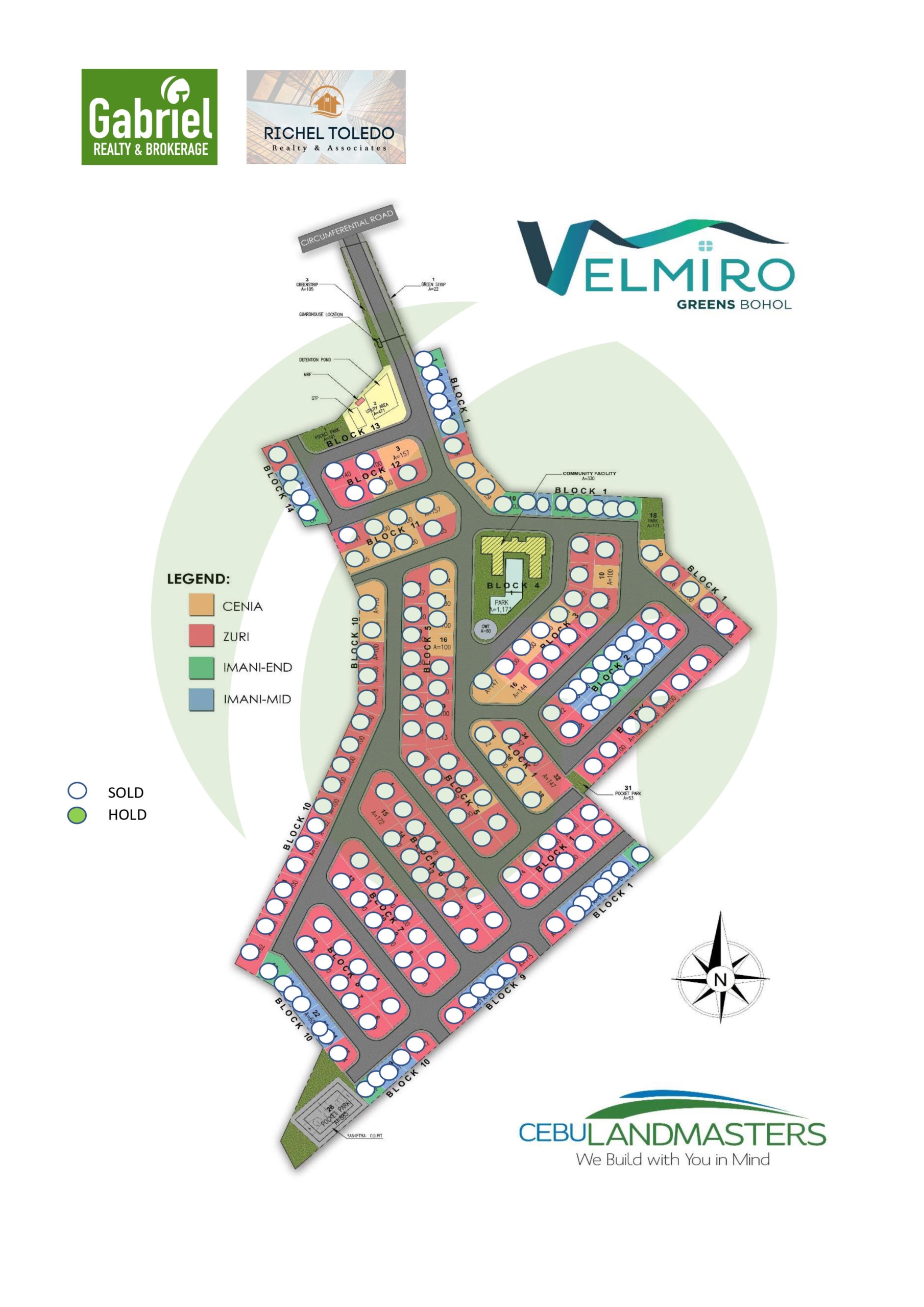 Velmiro Greens Bohol Inventory Map