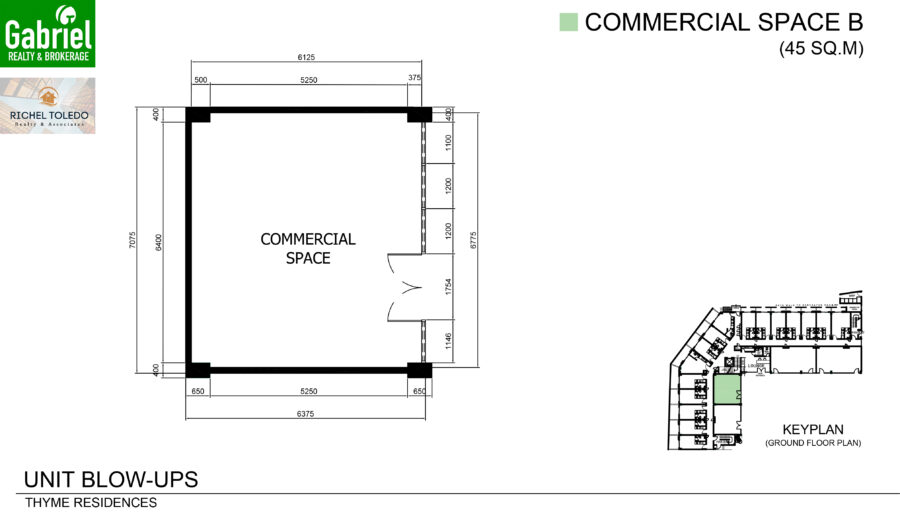 Thyme Residences Condominiums Commercial Space B Unit 