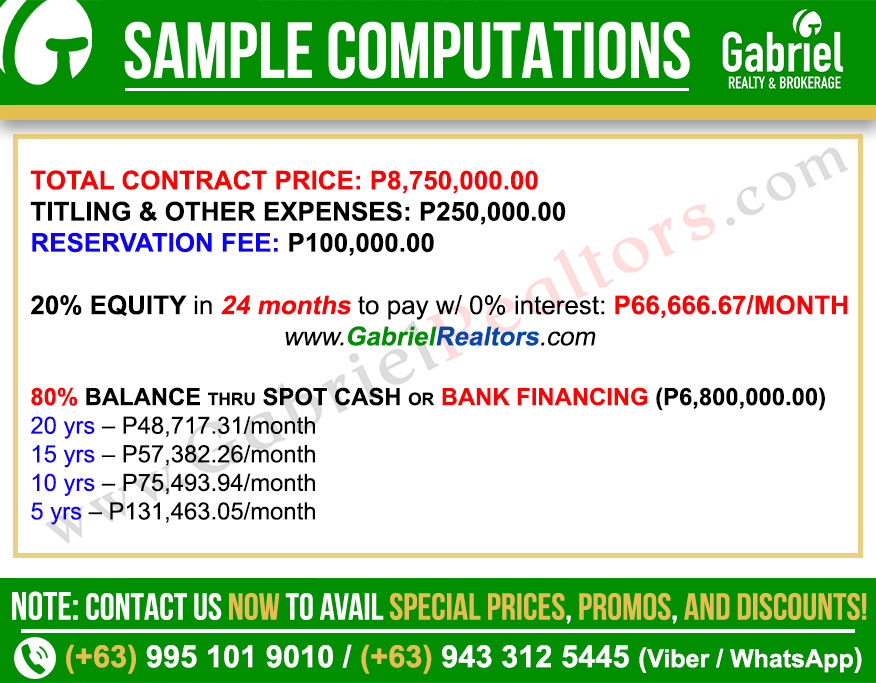 ABORESQUINA Unit C Sample Computations