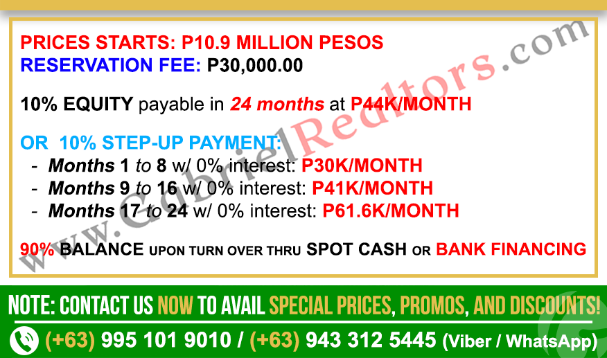 Be Residences Lahug 1 Bedroom with Balcony Sample Computation