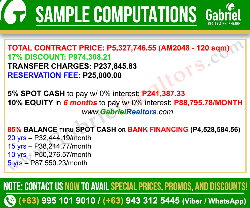 Amoa ASHA MODEL Pre-Selling Sample Computation