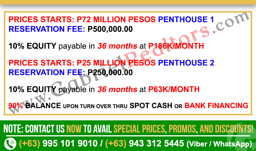 Le Mende Busay Penthouse Unit Sample Computation