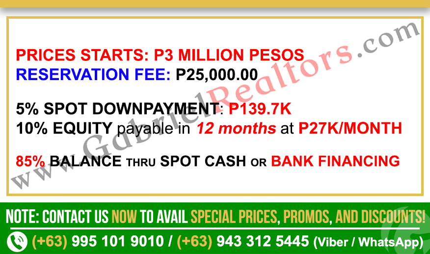 Apple One Banawa 1 Bedroom Villa Sample Computations