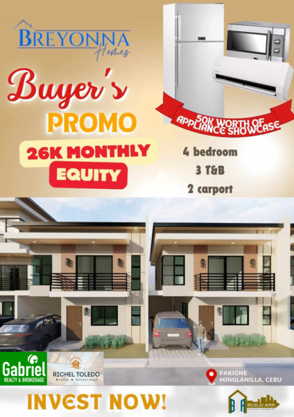 Breyonna Homes Minglanilla July Promo