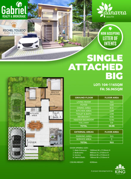 Danarra South Single Attached Model