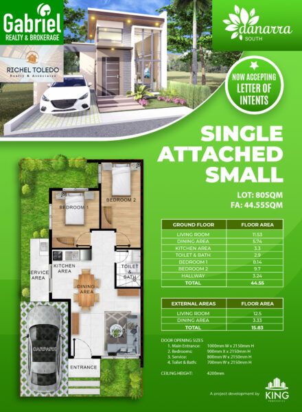 Danarra South Single Attached Model