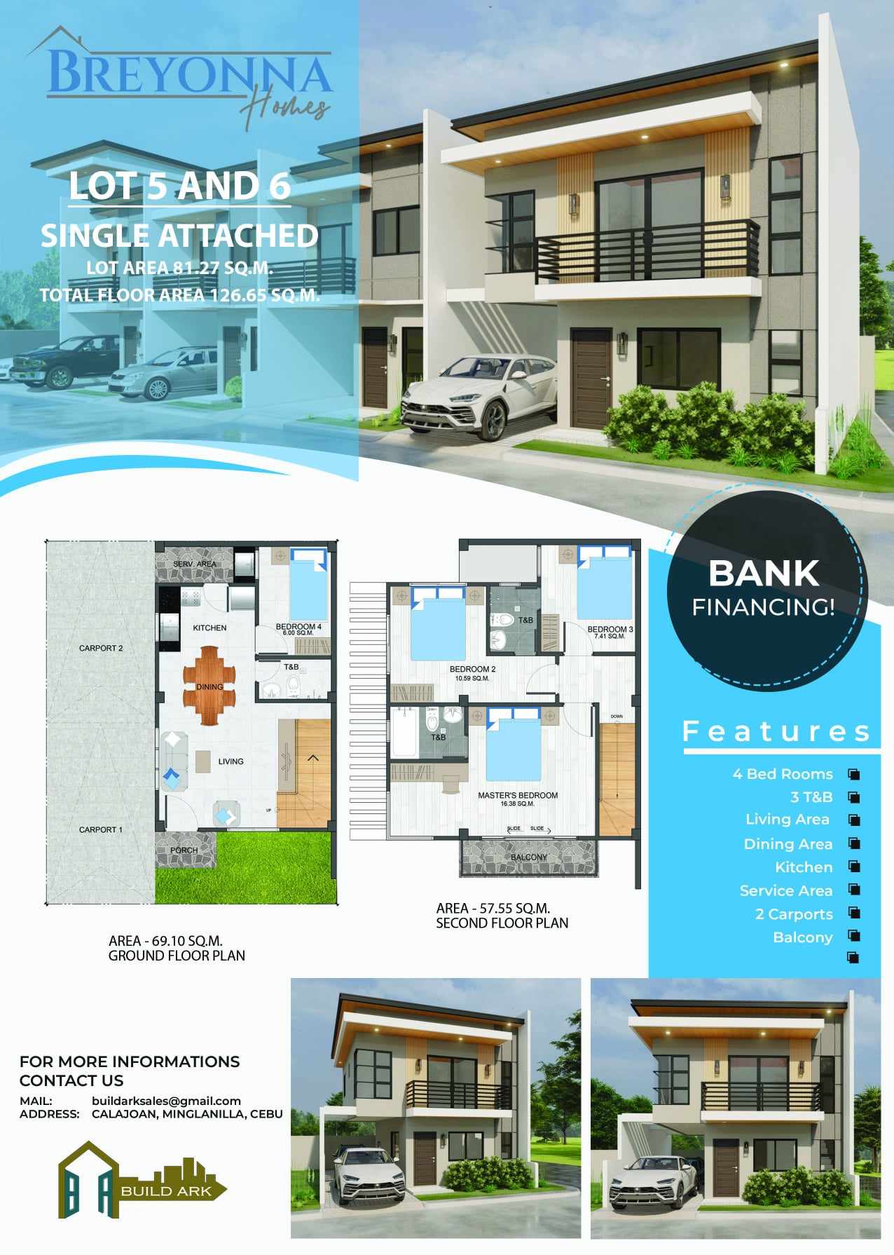 Breyonna Homes Minglanilla LOT 5 - 6 (TOWNHOUSES)