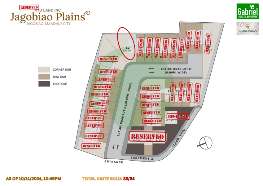 JAGOBIAO PLAINS Site development plan