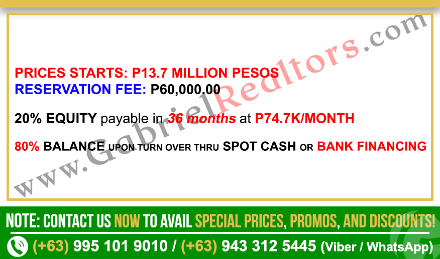 Bayside Tienda Homes Corner Unit Sample Computation