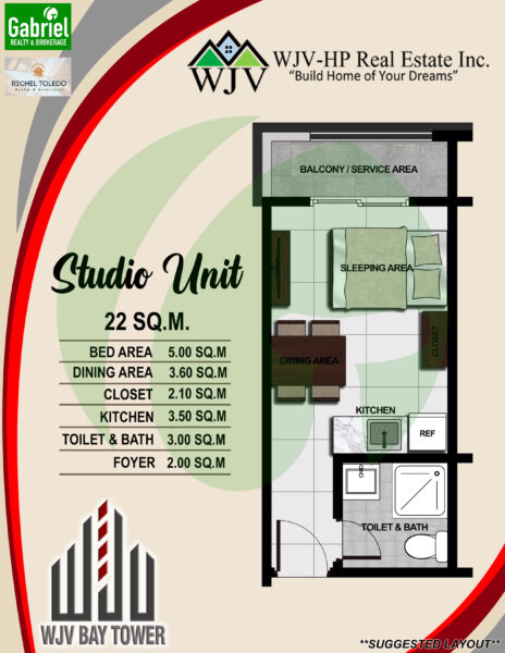 WJV Bay Tower Studio Unit