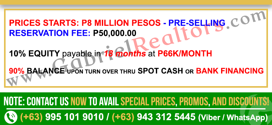 Aduna One Bedroom Villa Sample Computations