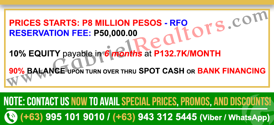 Aduna One Bedroom Villa Sample Computations