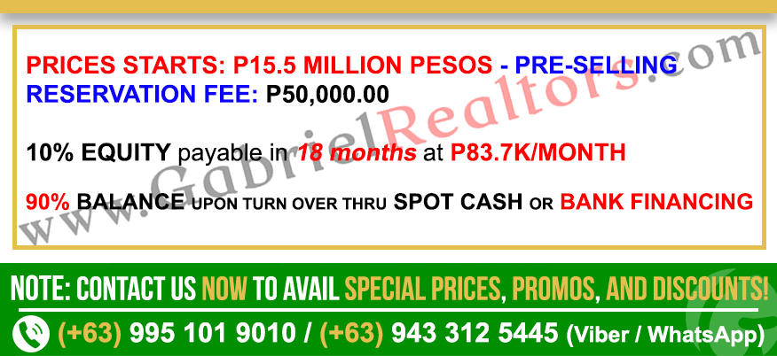 Aduna Three Bedroom Villa Sample Computations