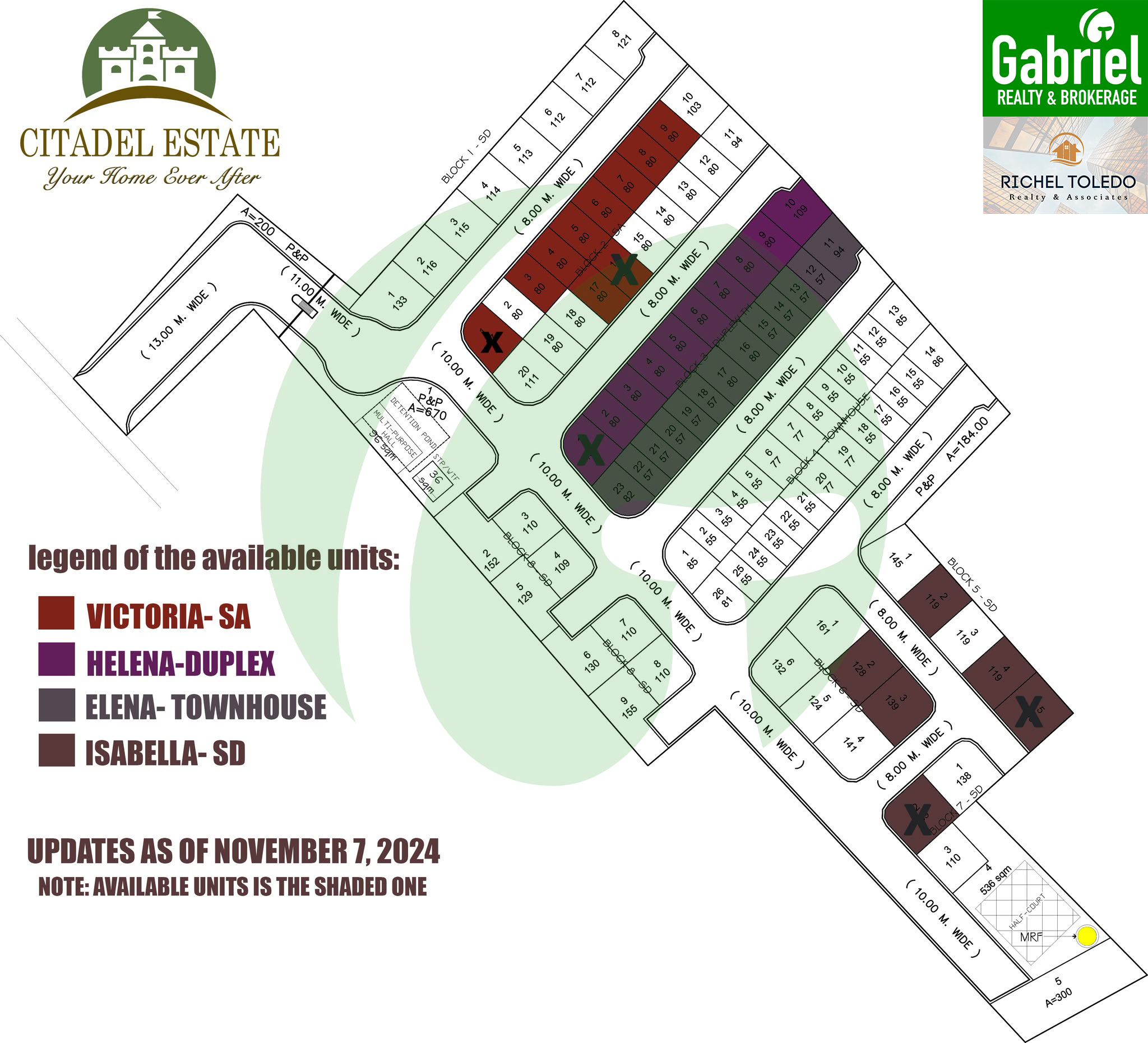 Citadel Estate Inventory Map