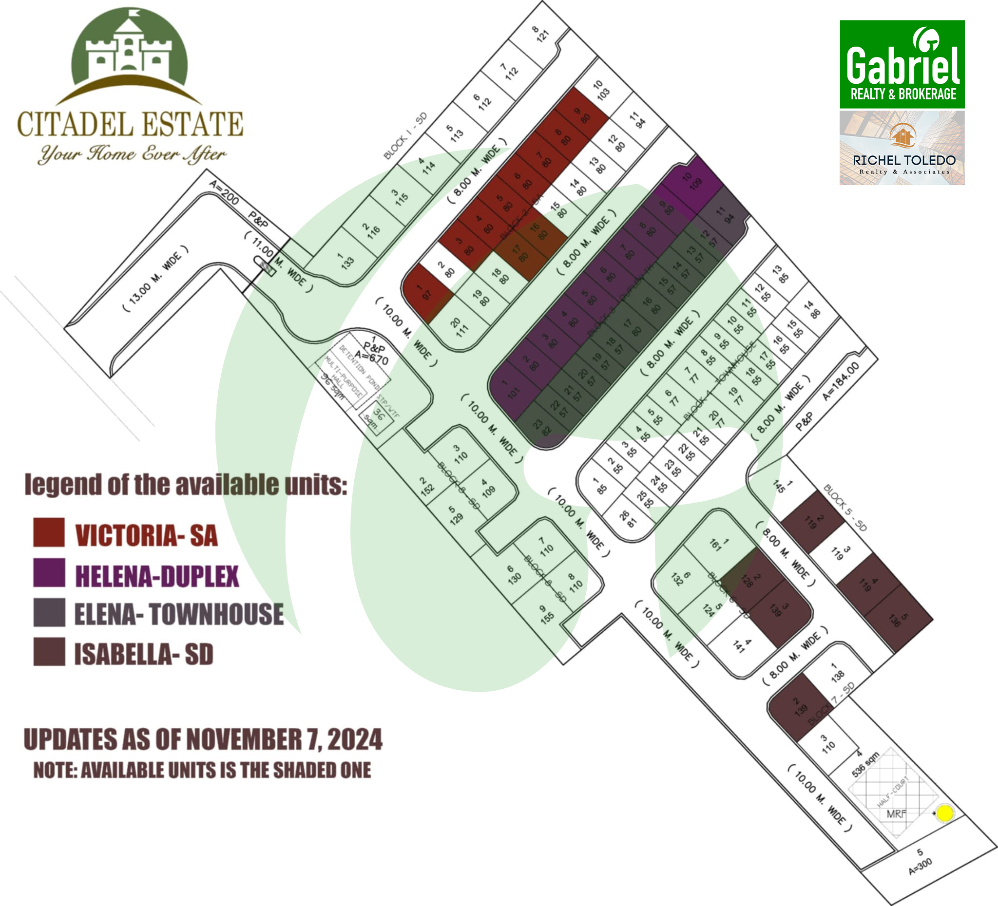 Citadel Estate Inventory Map