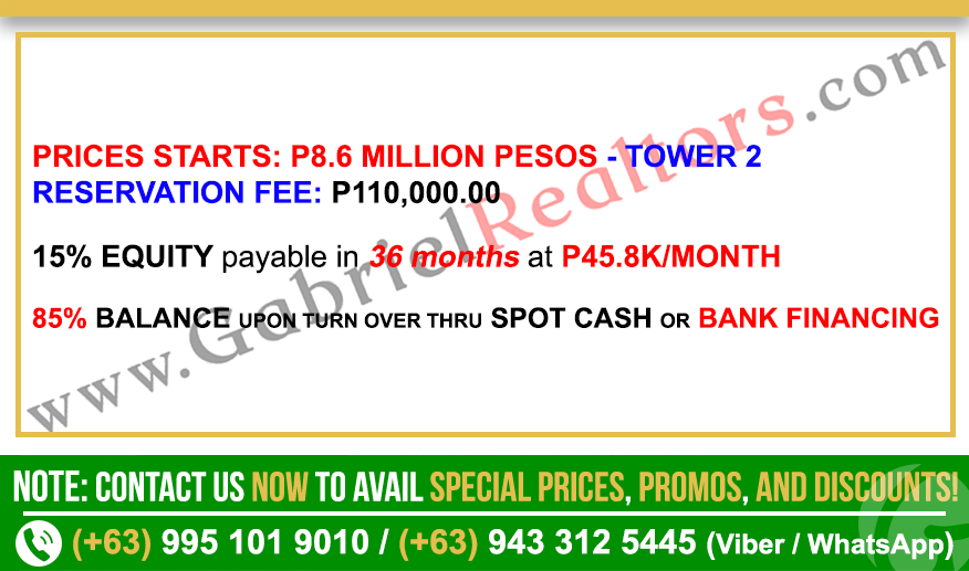 128 Nivel Hills Residential 2 Bedroom Tower Sample Computation