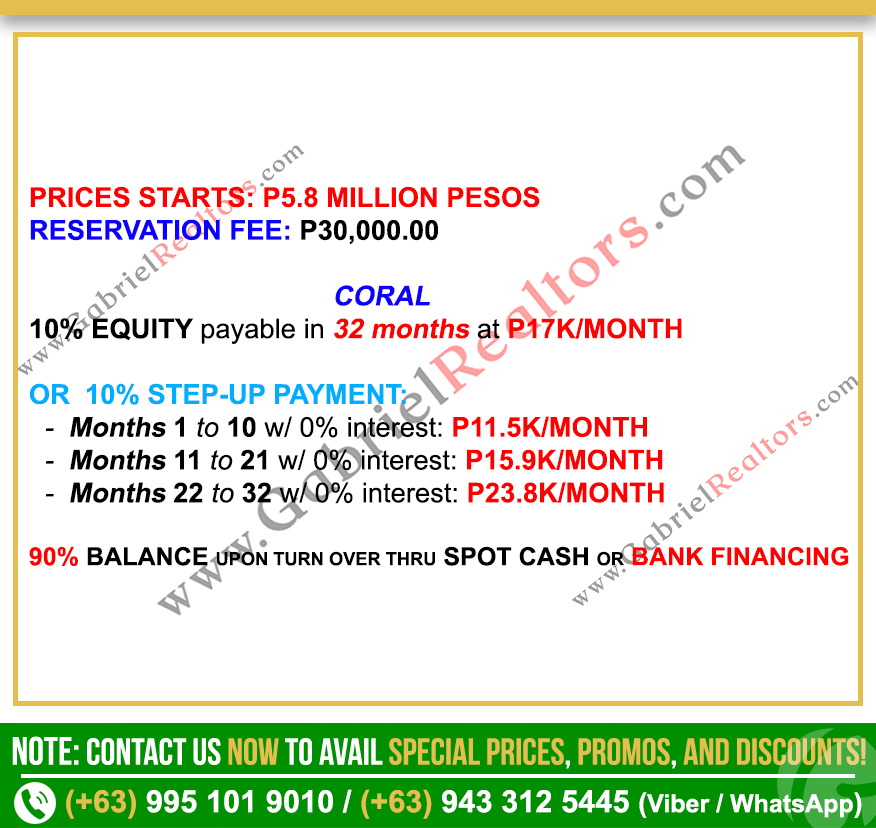 BALAI BY BE RESIDENCES CORDOVA 1 Bedroom Sample Computation