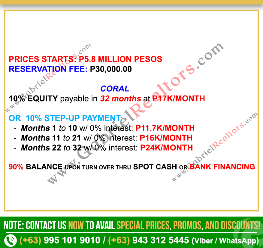 BALAI BY BE RESIDENCES CORDOVA 1 Bedroom Sample Computation
