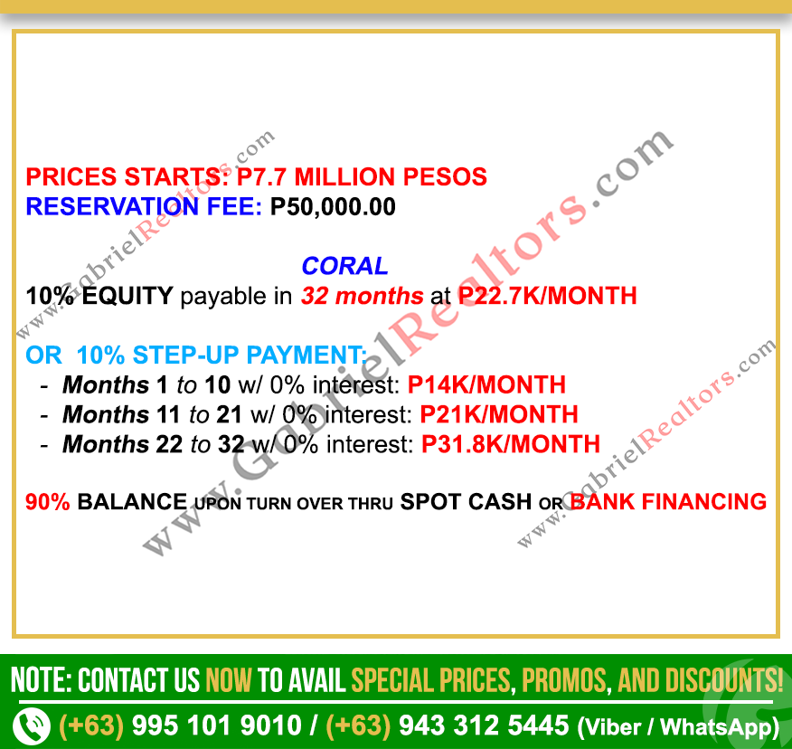 BALAI BY BE RESIDENCES CORDOVA 2 Bedroom Sample Computation