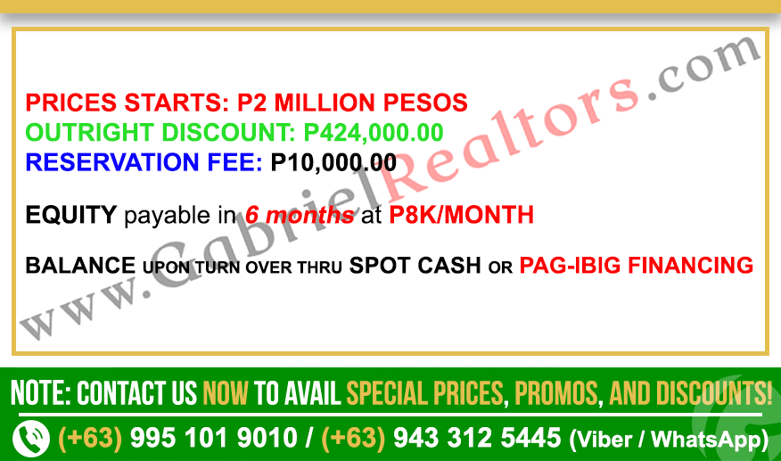 ONE GARDEN RESIDENCES STUDIO UNIT Sample Computation