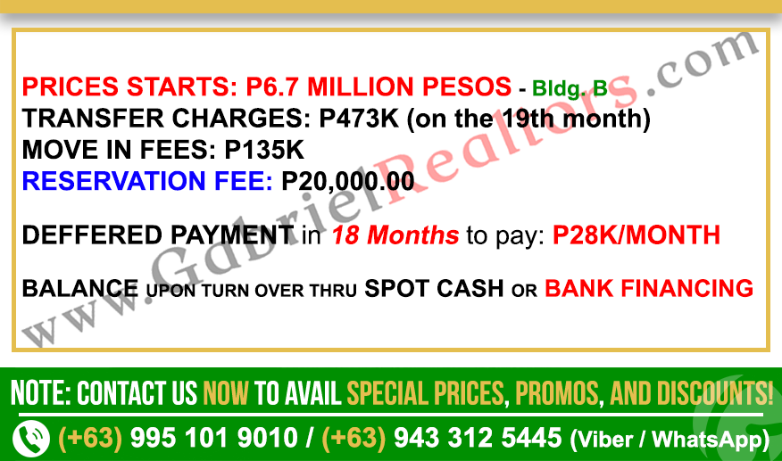 Amani Grand 1 Bedroom w BALCONY Sample Computation