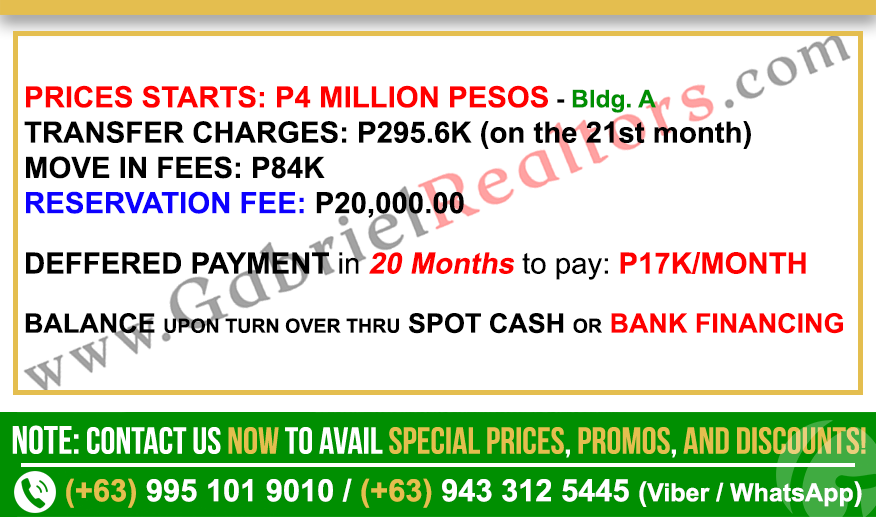 Amani Grand STUDIO w BALCONY Sample Computation